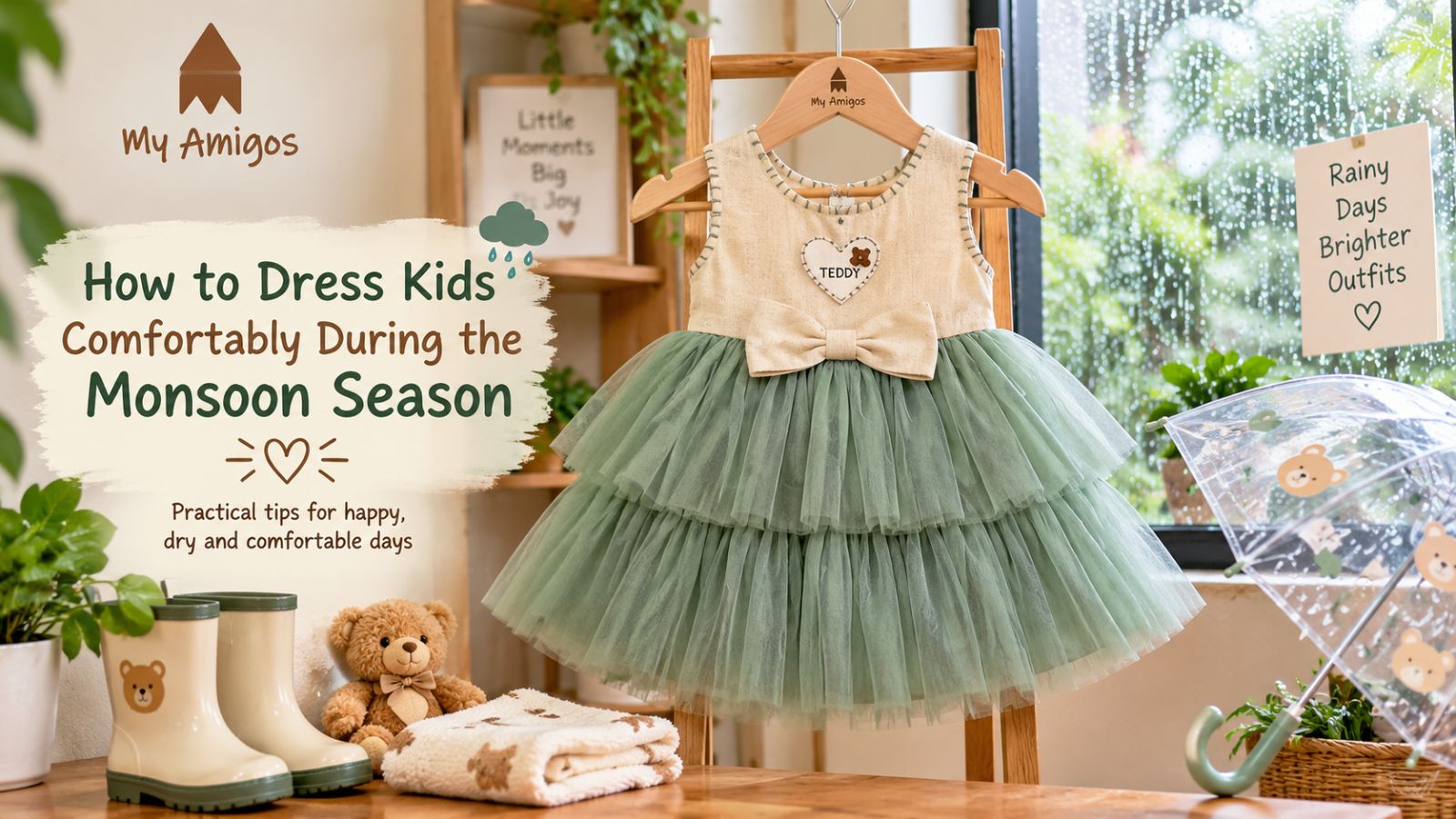 How to Dress Kids Comfortably During the Monsoon Season